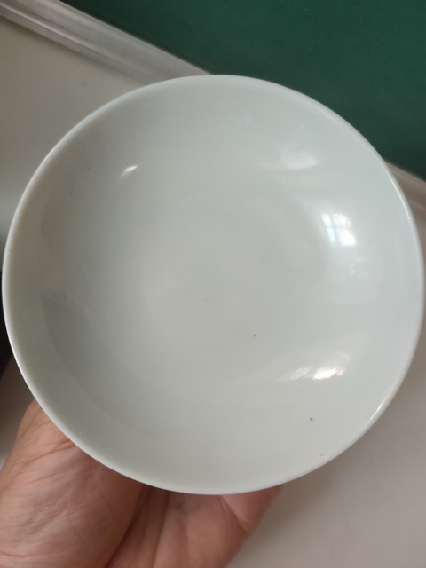 古玩陶瓷龍鳳紋青花蓋碗真品鑒賞圖