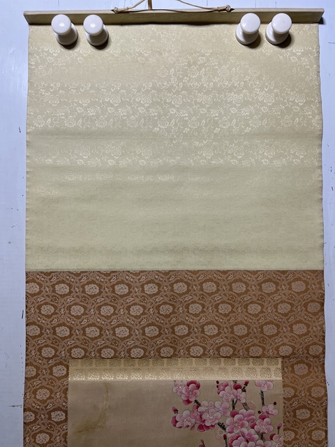 古玩字畫(huà)龔文楨款花鳥(niǎo)真品鑒賞圖