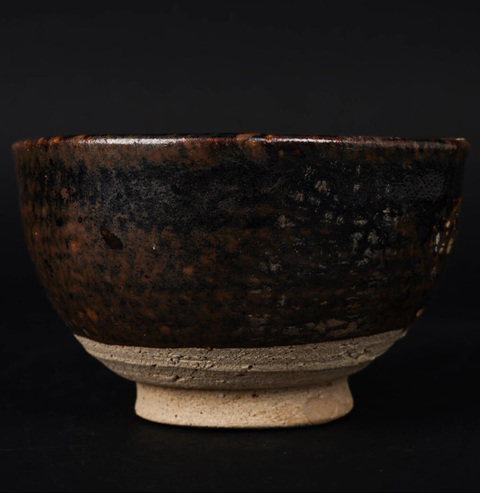 古玩陶瓷吉州窯褐釉茶盞真品鑒賞圖