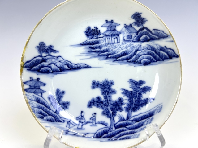 古玩陶瓷清乾隆·青花山水盤拍賣,當前價格0元
