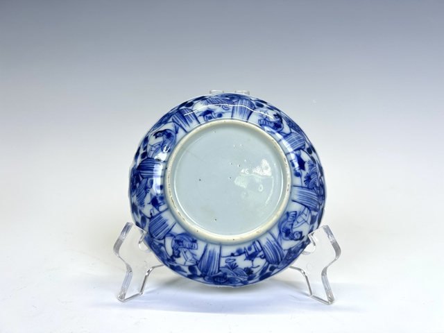 古玩陶瓷清康熙·青花二喬人物故事盤拍賣,當(dāng)前價(jià)格200元