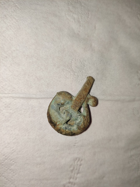 古玩銅器典型秦代帶鉤真品鑒賞圖