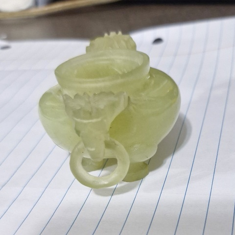 古玩玉器玉香爐真品鑒賞圖