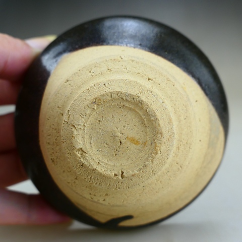 古玩陶瓷吉州窯黑釉茶盞真品鑒賞圖