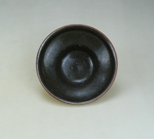 古玩陶瓷吉州窯黑釉茶盞真品鑒賞圖