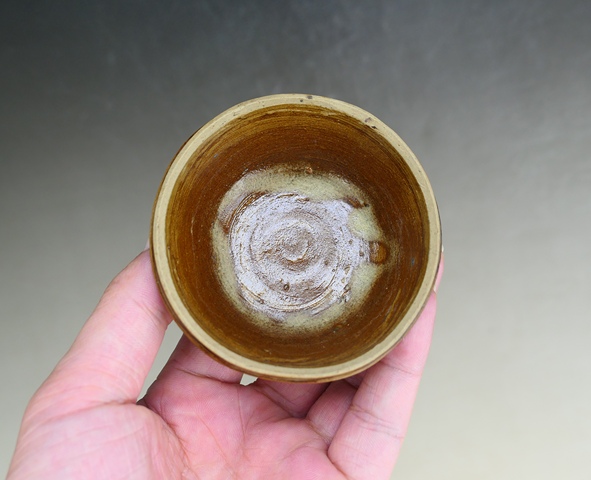 古玩陶瓷吉州窯系紫金釉茶盞真品鑒賞圖