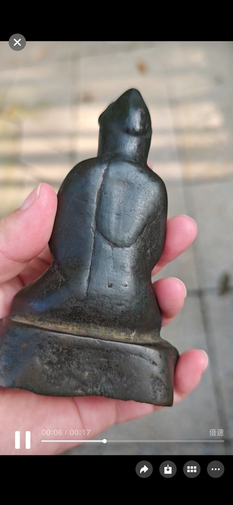 古玩雜項觀音銅造像真品鑒賞圖