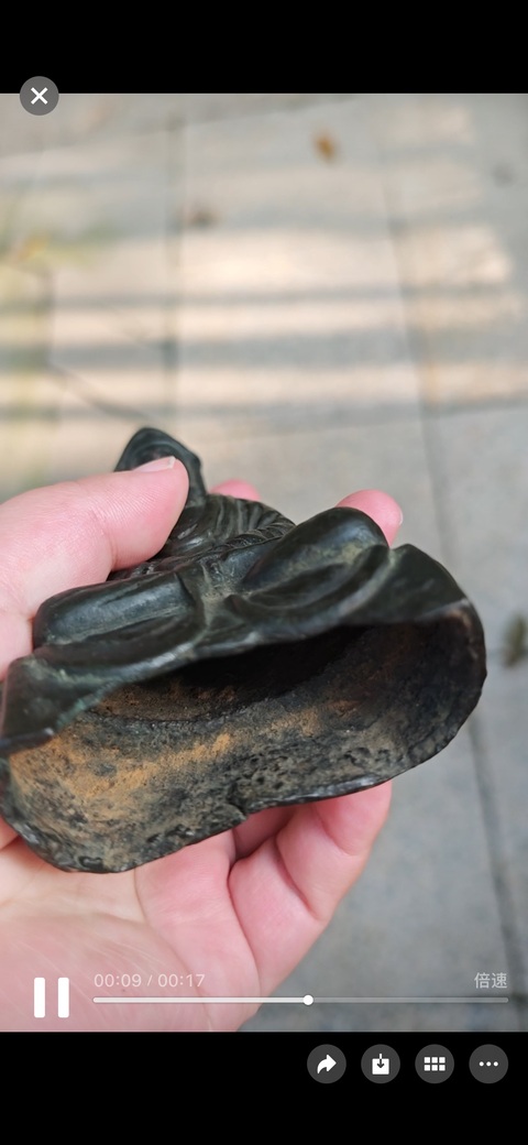 古玩雜項觀音銅造像真品鑒賞圖