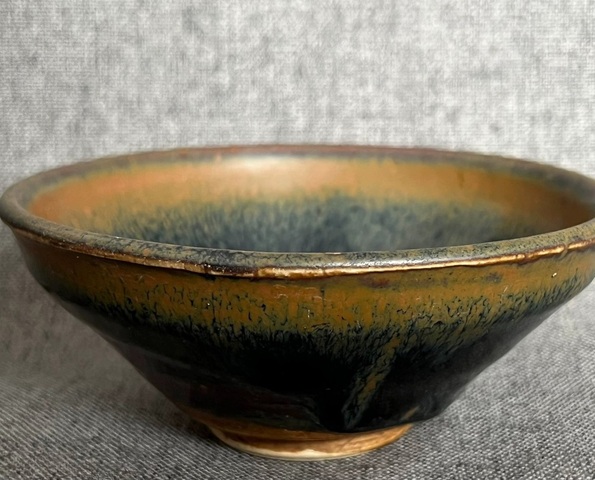 古玩陶瓷金代耀州窯兔毫盞真品鑒賞圖