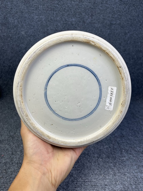 古玩陶瓷五彩鳳傳花卉紋將軍罐真品鑒賞圖