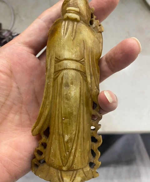 古玩雜項壽山石擺件真品鑒賞圖