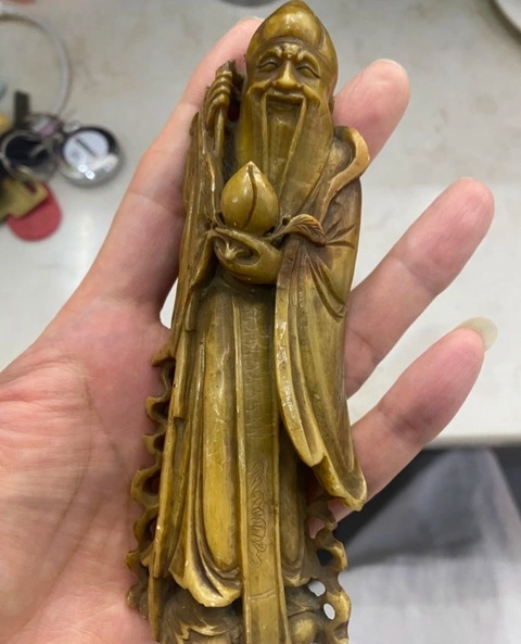 古玩雜項壽山石擺件真品鑒賞圖