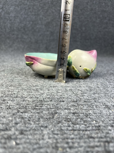 古玩陶瓷仿生瓷壽桃型水洗拍賣,當前價格4588元