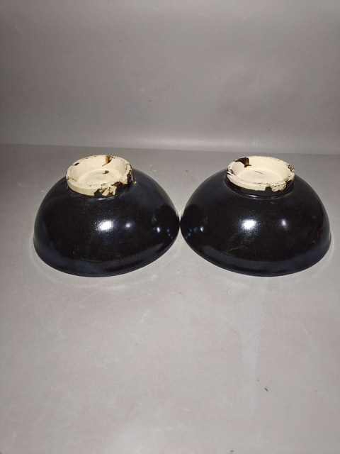 古玩陶瓷黑釉茶碗真品鑒賞圖