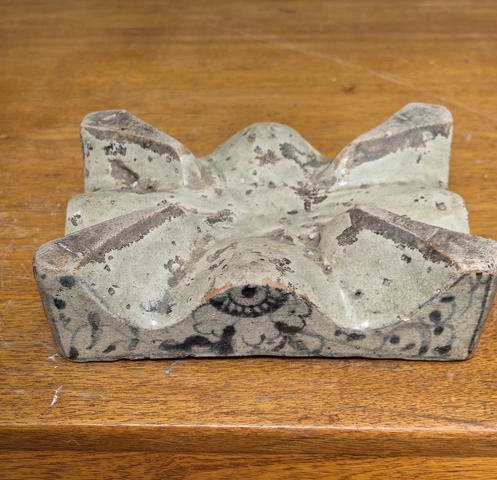 古玩陶瓷青花硯臺(tái)真品鑒賞圖