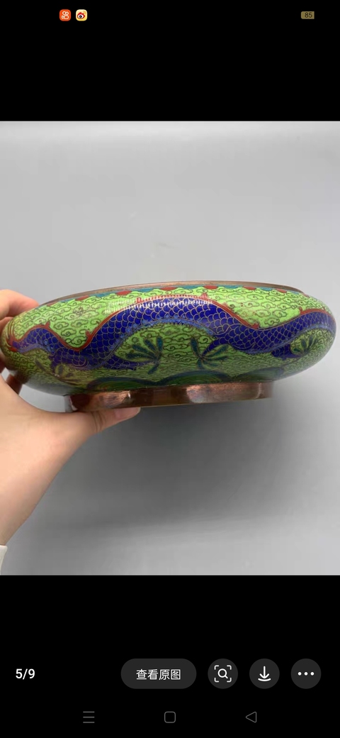 古玩銅器銅缽真品鑒賞圖