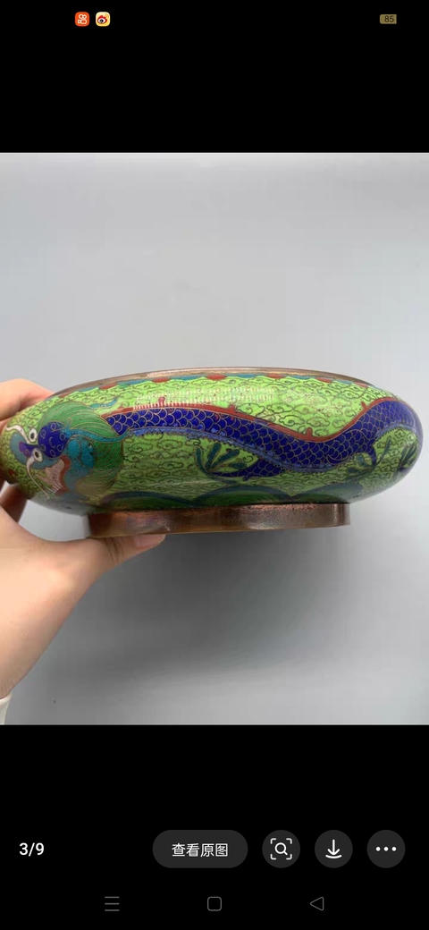 古玩銅器銅缽真品鑒賞圖