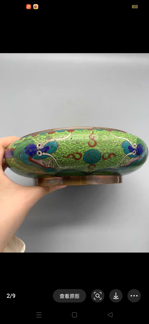 古玩銅器銅缽真品鑒賞圖