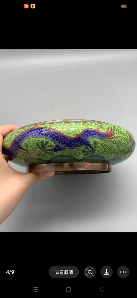 古玩銅器銅缽真品鑒賞圖