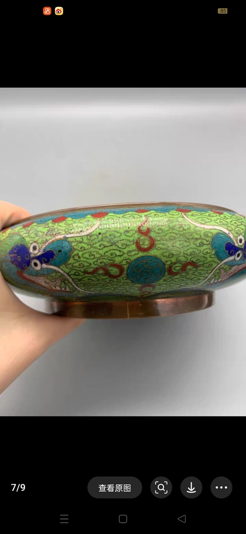 古玩銅器銅缽真品鑒賞圖