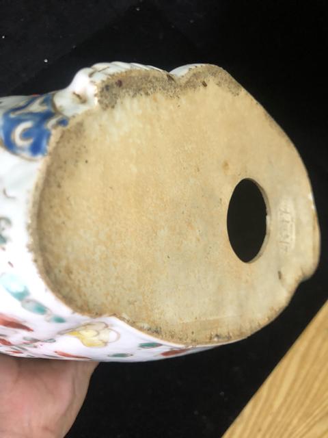 古玩陶瓷粉彩彌勒佛坐像真品鑒賞圖