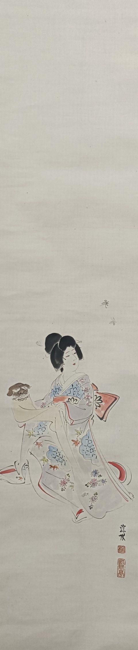古玩字畫鏡獅子真品鑒賞圖