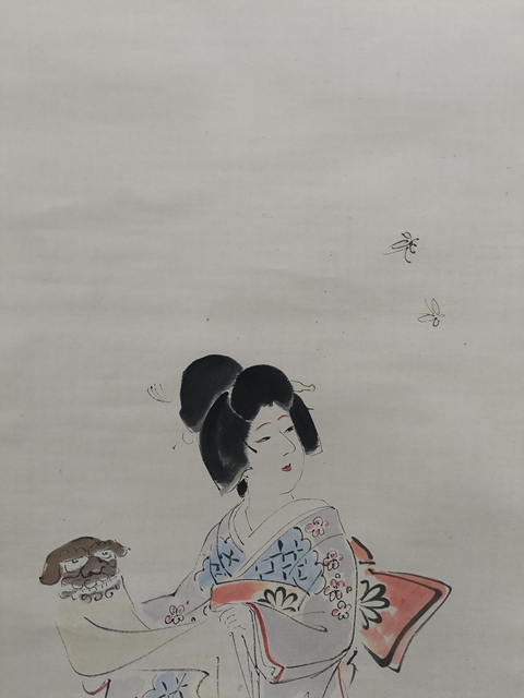 古玩字畫鏡獅子真品鑒賞圖