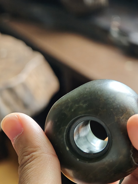 古玩玉器仿古玉珠子真品鑒賞圖