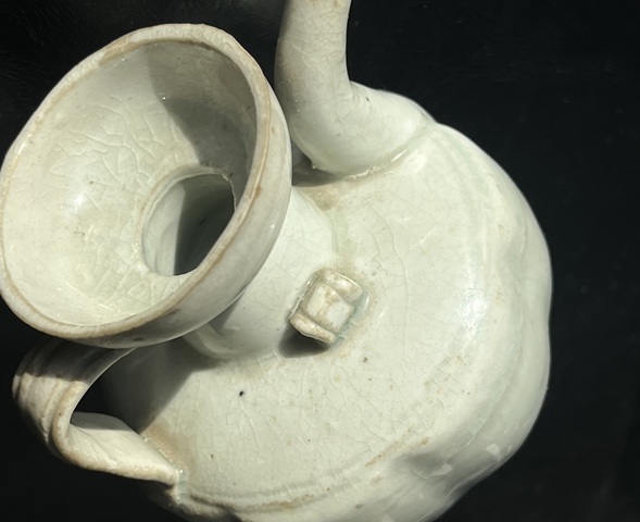 古玩陶瓷青白釉執壺真品鑒賞圖