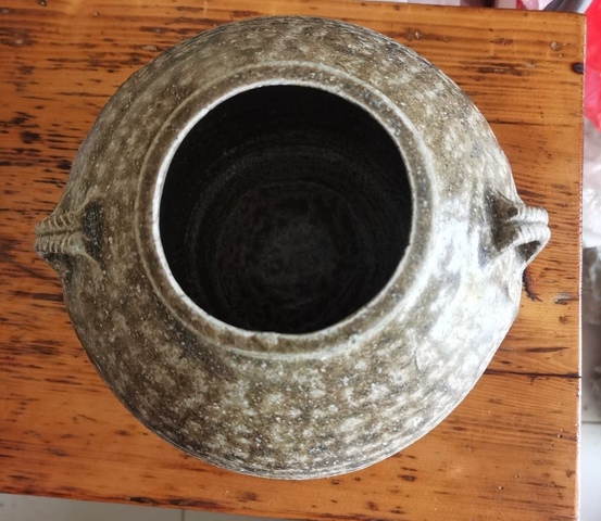 古玩陶瓷河南一帶漢青瓷罐真品鑒賞圖