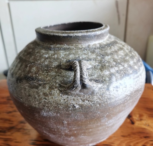 古玩陶瓷河南一帶漢青瓷罐真品鑒賞圖