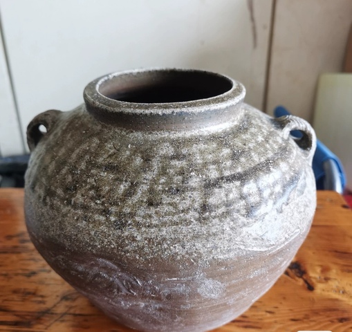古玩陶瓷河南一帶漢青瓷罐真品鑒賞圖