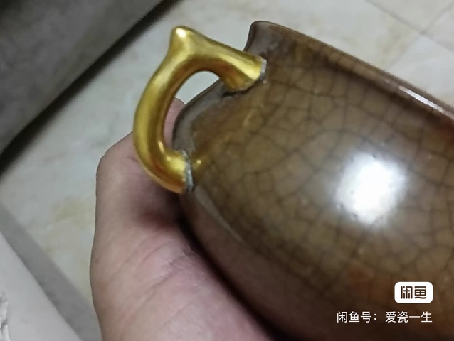 古玩陶瓷哥釉香爐真品鑒賞圖