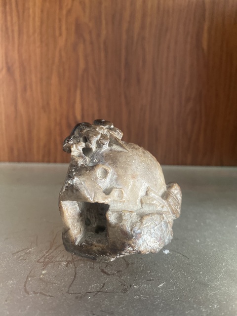 古玩雜項(xiàng)壽山石水盂真品鑒賞圖