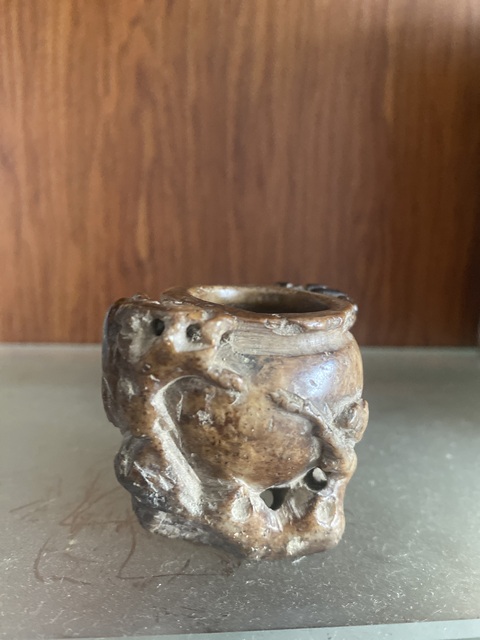 古玩雜項(xiàng)壽山石水盂真品鑒賞圖