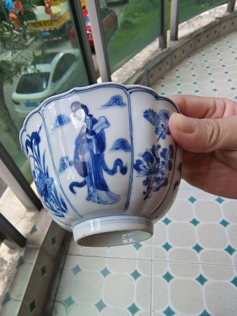 古玩陶瓷青花碗（初看老）真品鑒賞圖
