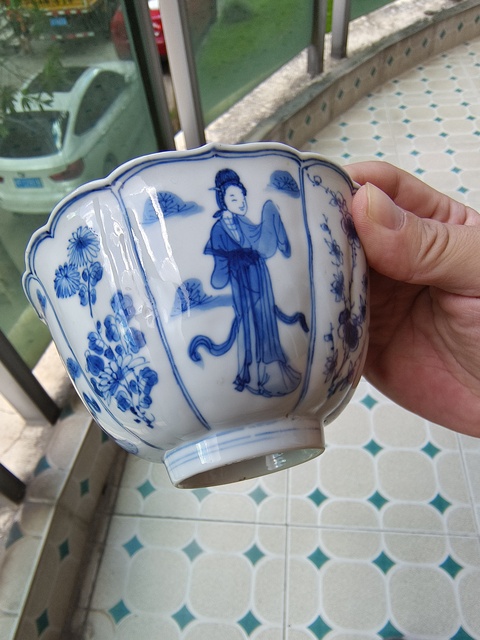 古玩陶瓷青花碗（初看老）真品鑒賞圖