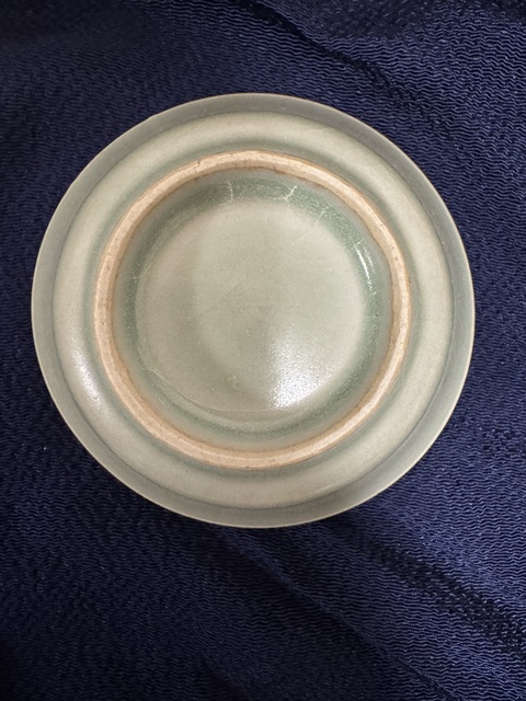 古玩陶瓷龍泉青瓷水洗真品鑒賞圖