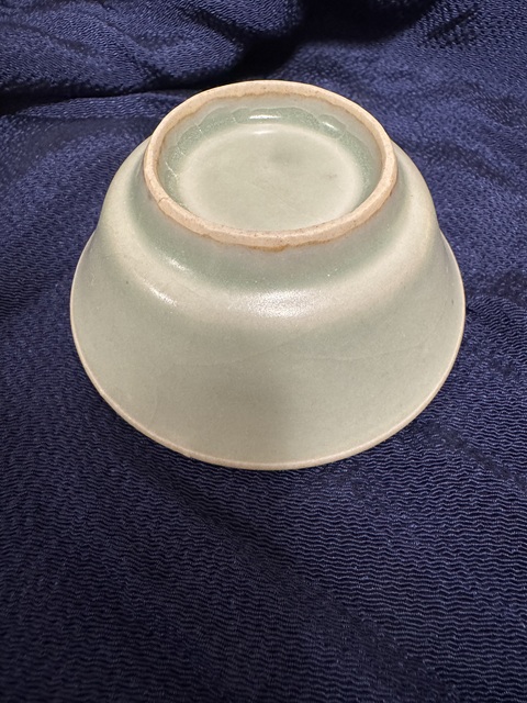 古玩陶瓷龍泉青瓷水洗真品鑒賞圖