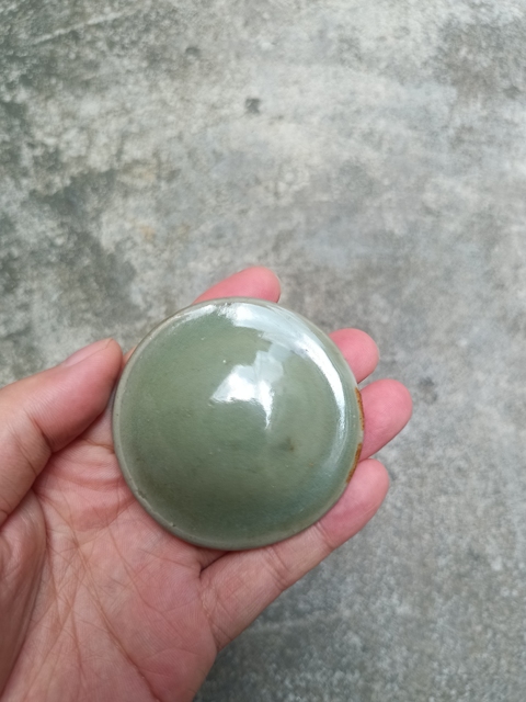 古玩陶瓷龍泉青瓷瓜楞罐真品鑒賞圖