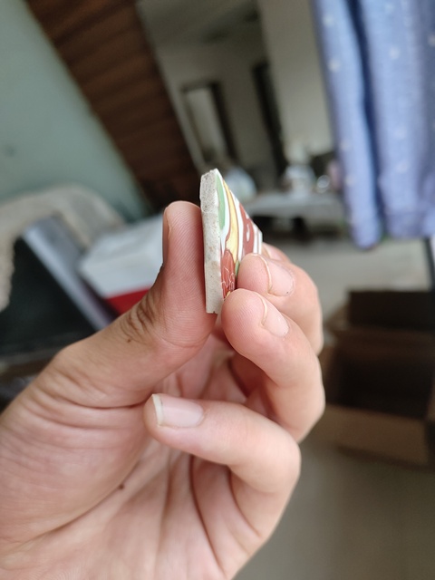 古玩陶瓷三彩龍紋標本真品鑒賞圖