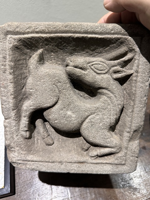 古玩雜項石雕構建真品鑒賞圖