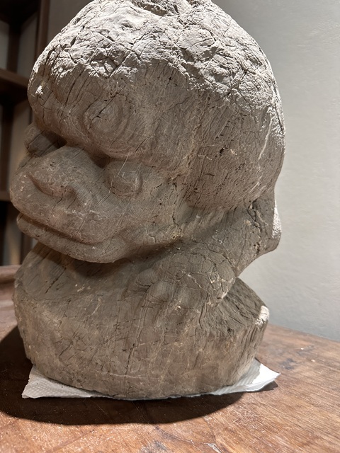 古玩雜項青石獅子真品鑒賞圖