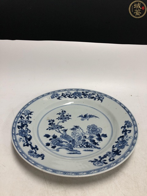 古玩陶瓷清早·青花鳳求凰紋折沿盤拍賣,當(dāng)前價(jià)格3800元