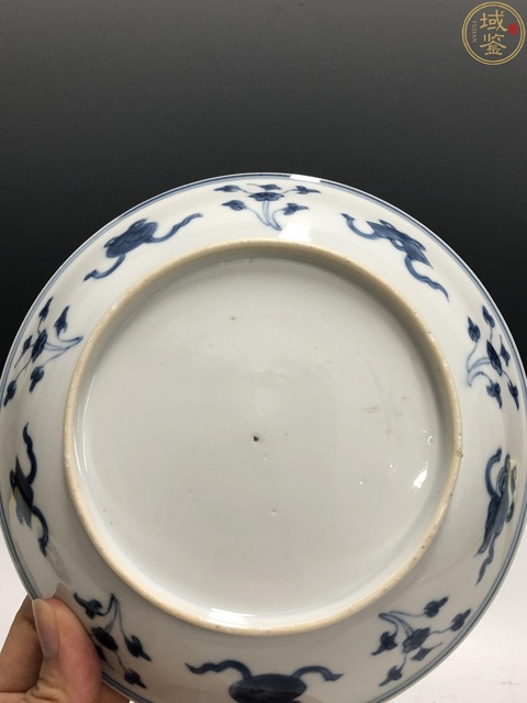 古玩陶瓷康熙·青花花卉暗八仙紋盤拍賣,當(dāng)前價(jià)格5800元