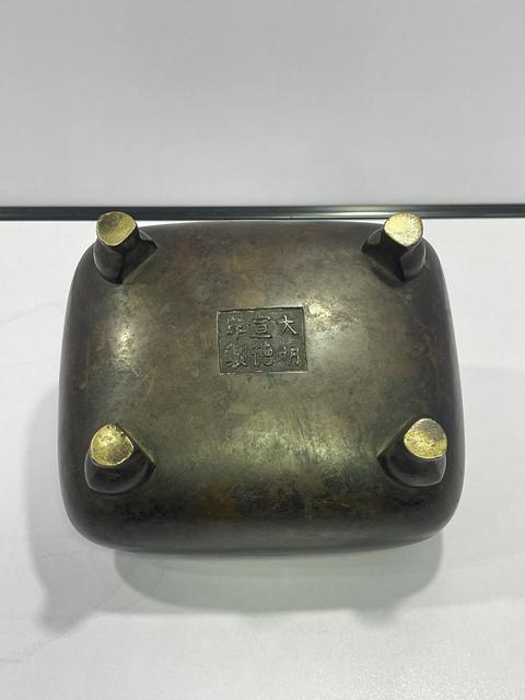 古玩銅器銅爐真品鑒賞圖