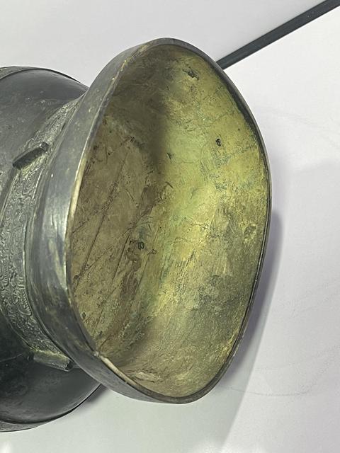 古玩銅器提梁卣真品鑒賞圖