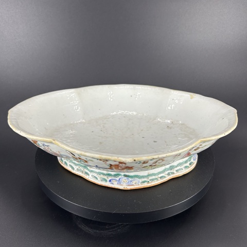 古玩陶瓷青花十二花神貢碗真品鑒賞圖