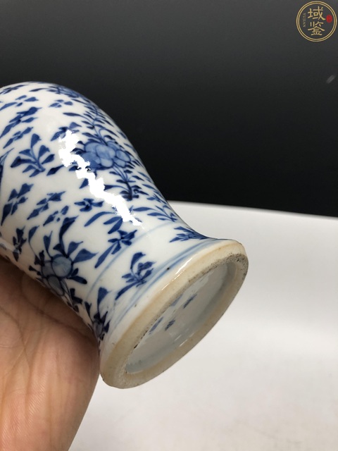 古玩陶瓷光緒·青花花鳥紋雞腿瓶拍賣,當前價格2900元