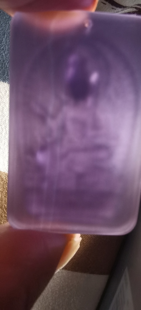 古玩玉器玻璃菩薩牌真品鑒賞圖